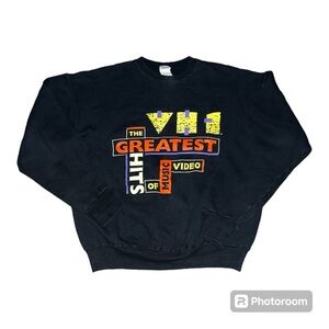 Vintage VH1 Crewmen’s Sweatshirt MVP Corp Greatest Hits Made In USA RARE Medium